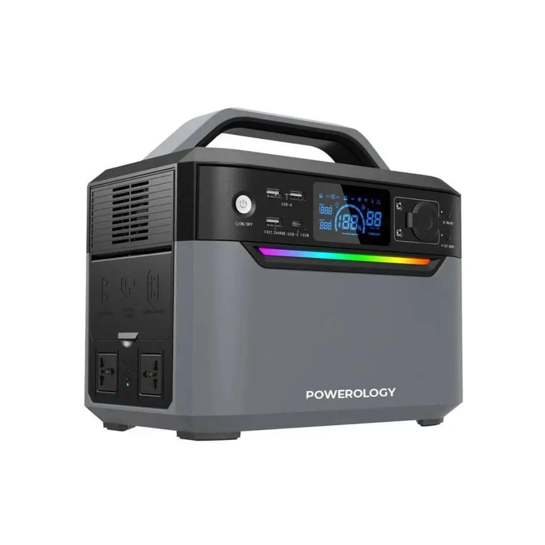 Powerology 120000mAh 600W Dual AC Socket Power Generator